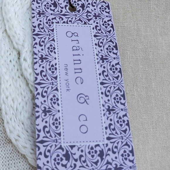 Grainne & Co Cream 100% Linen Fringed Tunic Top Size Small - Picture 5 of 5